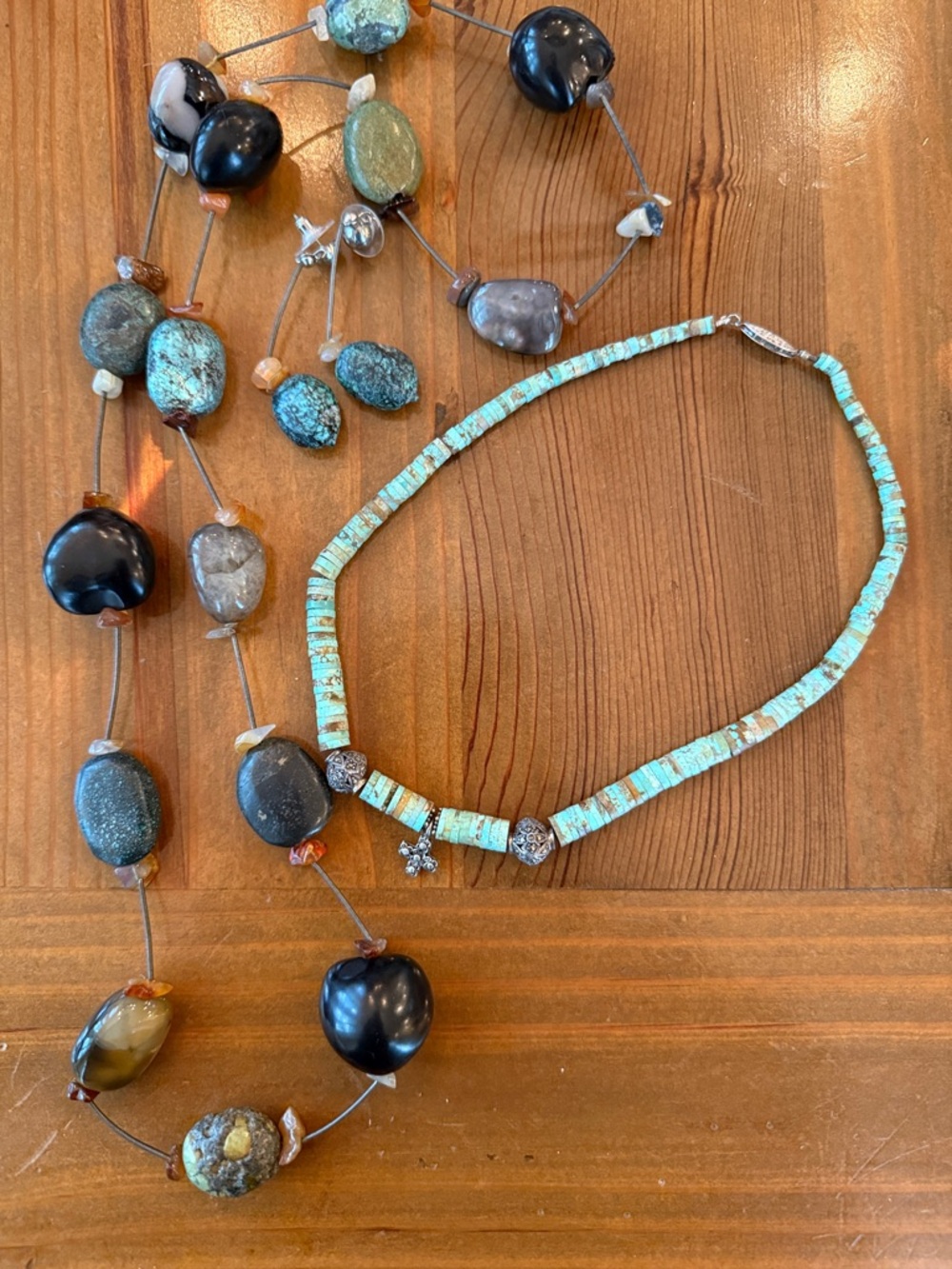 Turquoise Heishi Bead Necklace - Women's Turquoise Jewelry